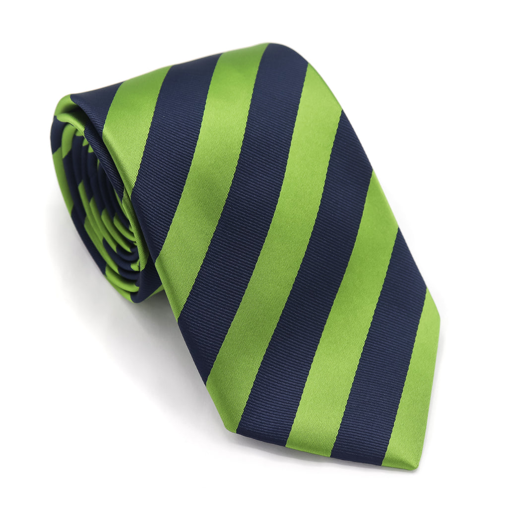 Green and Navy Stripe