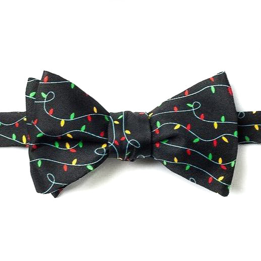 Holiday Lights Bow Tie